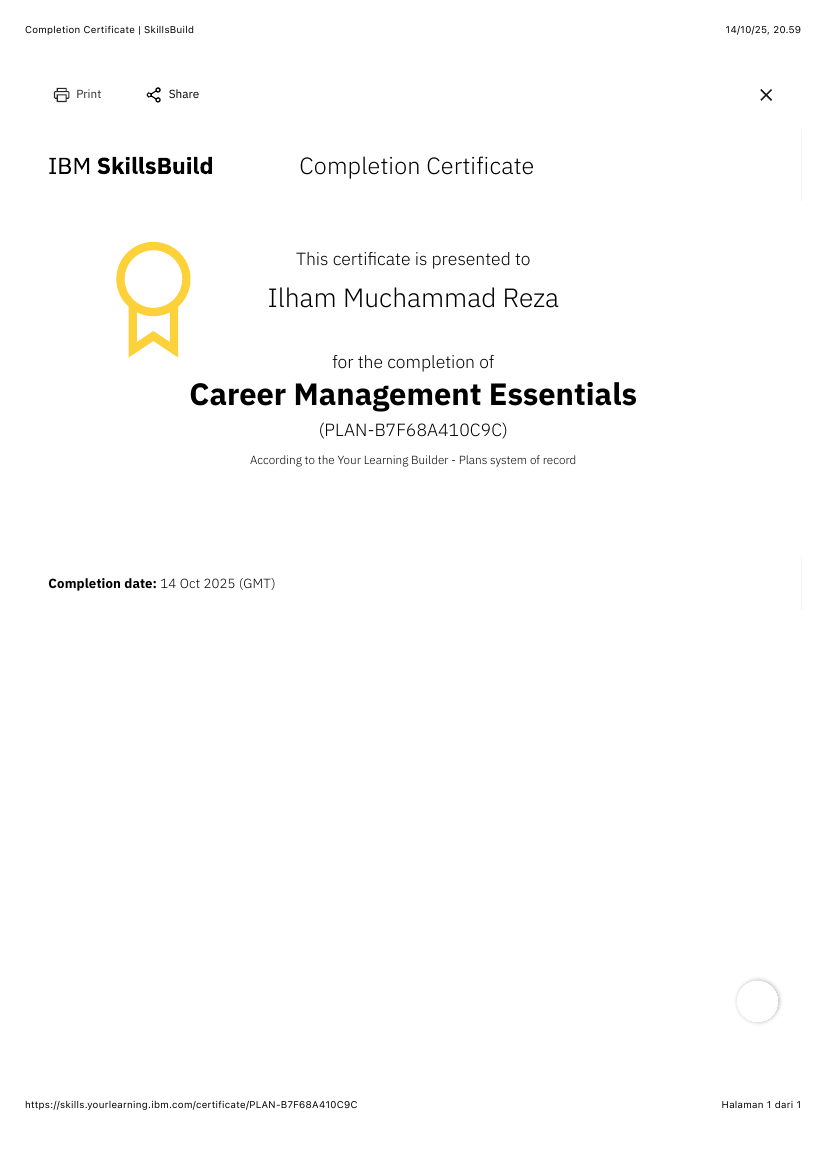 Career Management Essentials